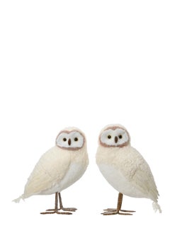 اشتري Kaemingk Owl Artificial Fur Glitters, 1 Piece في الامارات