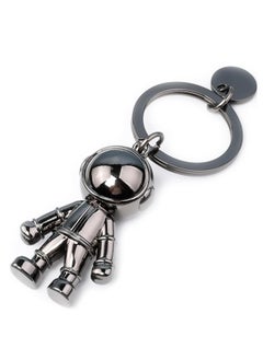 Buy Astronaut Keychains Creative Space Robot Key Chain Keyring for Car Backpacks Key Holders Metal Charm Keyring Accessory with Gift Box Black in UAE