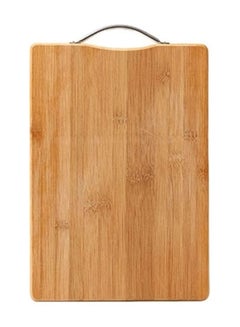 Buy Large Premium Bamboo Cutting Wooden Chopping Board, Kitchen Cutting Board With Juice Grooves (Brown) in UAE