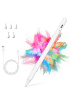 اشتري SYOSI Stylus Pen for iPad with Palm Rejection, Upgraded iPad Pencil Pen Compatible for Apple iPad 10th/ 9th/ 8th/ 7th/ 6th Gen, iPad Mini 5/ 6th Gen, iPad Air 3rd/4th/5th, iPad Pro 11/12.9inch في الامارات