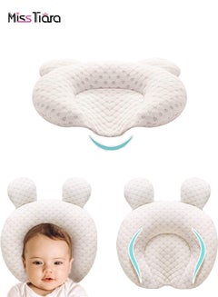 اشتري Infant Support Head Pillows Soft Baby Nursery Pillows Unisex Newborn Head Shaping Pillow Support Head Sleep Pillows 0-12 Month في الامارات