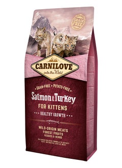 Buy Carnilove Salmon & Turkey for Kittens 6kg in UAE