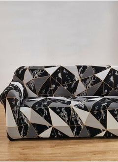 اشتري Stretchable Slip Cover Geometric Design - 1/2/3/4 seater في الامارات