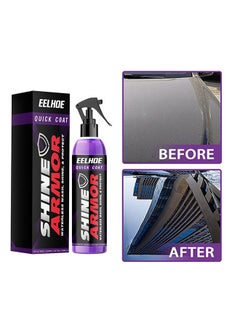 Buy Quick Coat - Fast car Ceramic Coating Spray, Plastic Parts refurbisher, Fast fine Scratch Repair, car Scratch Nano Repair Spray,High Protection Crystal Coating 100ml in UAE