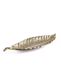 Buy Willow Decorative Leaf 52X20X7cm-Gold in UAE