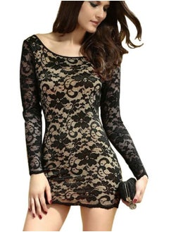 Buy WOMEN`S SHORT LACE LINED BACKLESS DRESS in Egypt