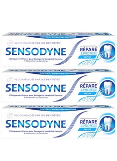 Buy Pack Of 3 Sensodyne Repair and Protect Toothpaste 75 Ml in Saudi Arabia