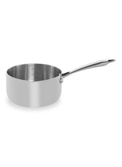 اشتري Oli Triply Milk Pan Without Lid, Silver - 20 Cm في الامارات