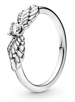 Buy PANDORA Ring in sterling silver with clear cubic zirconia in UAE