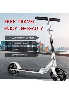 Buy Folding Scooter with Adjustable Horizontal Handle in Saudi Arabia