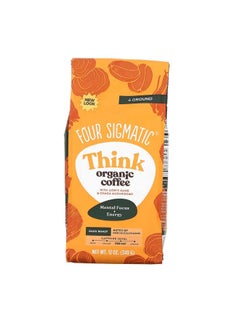 اشتري Think Organic Coffee with Lions Mane And Chaga Mushrooms Ground Dark Roast 12 oz 340 g في الامارات