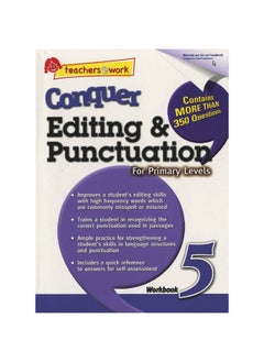 اشتري SAP Conquer Editing & Punctuation For Primary Levels Workbook 5 في الامارات