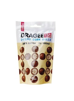 Buy Chikalab Protein Chocolate Covered Dragee 120g Milk Chocolate and Crispy Corn Balls in UAE