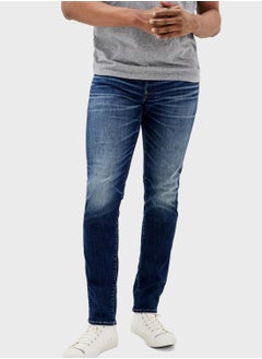 Buy Mid Wash Slim Fit Jeans in Saudi Arabia