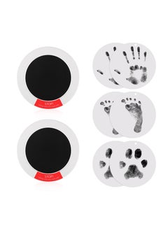 Buy Baby Handprint And Footprint Ink Kit 2 Baby Inkless Print Pads, 6 Imprint Cards, Dog Paw Print Kit Safe Non-Toxic Pet Paw Print Kit Hand Print Kits for Babies Imprint Kit for Family Keepsake in UAE