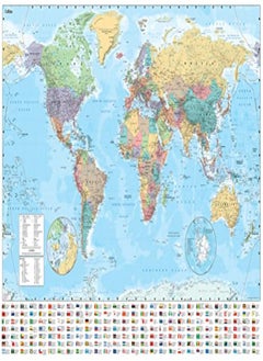 اشتري Collins World Wall Laminated Map في الامارات