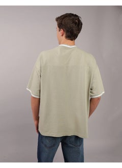 Buy AE Oversized Ringer Pique T-Shirt in Egypt