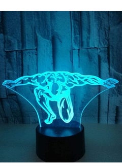 اشتري Fitness exercise 3D LED light 7/16 color changing birthday gift LED Multicolor Night Light children's room LED children's lamp في الامارات