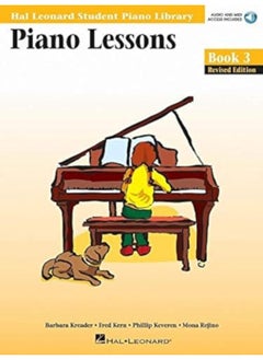 Buy Piano Lessons Book 3 & Audio Hal Leonard Student Piano Library  Paperback in UAE