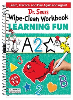 اشتري Dr. Seuss Wipe-Clean Workbook: Learning Fun: Activity Workbook for Ages 3-5 في الامارات