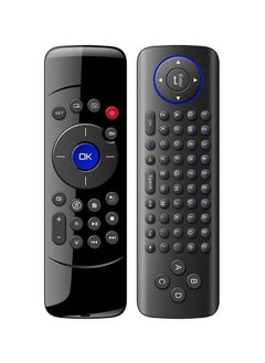 Buy Wireless Keyboard With Air Mouse For Smart Tv Black in Saudi Arabia