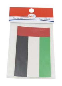 Buy First1 UAE Flag Sticker Multicolour 2.5x4cm in UAE