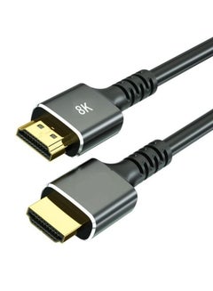 اشتري كابل HDMI 8K 48Gbps، يدعم دقة 8K بتردد 60 هرتز، بطول 2 متر، متوافق مع PS4 و eARC و HDR و HDCP في السعودية