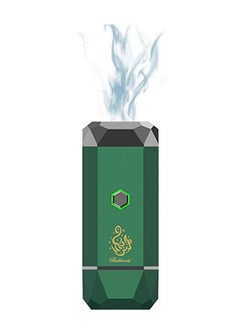 Buy Bukhoor B16 Smart Electric Diffuser Incense Burner Rechargable Portable USB Type-C Power Green 13.6x5.3cm in UAE