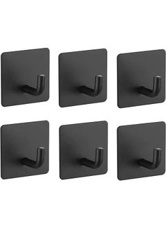 Buy Adhesive Hook Self Adhesive Wall Hooks Heavy Duty Waterproof Adhesive Hooks for Hanging Towel Holder Coat Hooks Wall Mounte for Bathroom Kitchen in Saudi Arabia