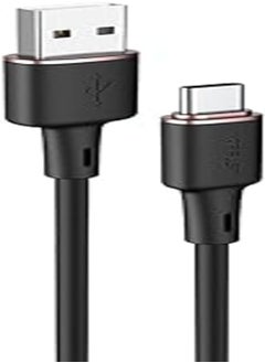 اشتري ACEFAST C2-04 USB-A To USB-C Zinc Alloy Silicone Charging Data Cable 1.2M - Black في مصر