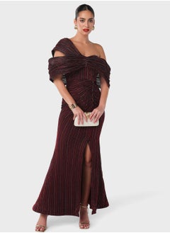 Buy Wired Off Shoulder Dress in UAE