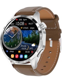 Buy WATCH GT 4 Pro NFC smart watch for men 1.62 inch OLED ultra clear full screen IP68 waterproof long battery latest smart watch brown in Saudi Arabia