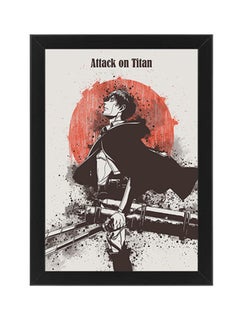 Buy Attack On Titan Eren Yeager Digital Wall Art Poster Frame in Egypt