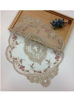 Buy Embroidered Lace Table Mat Placemat Home Accessories in Saudi Arabia