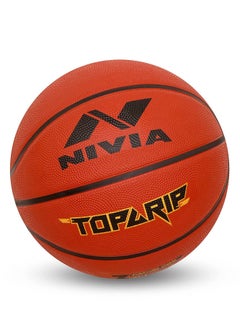 Buy Nivia Top Grip Basketball, Size 5, brown in UAE