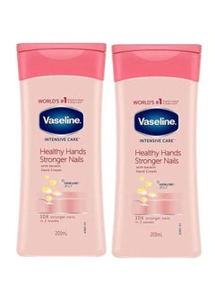 Buy Intensive Care Healthy Hands Stronger Nails Hand Cream 200ml Pack of 2 in UAE