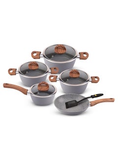 اشتري Delcasa Chef Master 10-Piece Cookware Set- DC2284 في الامارات