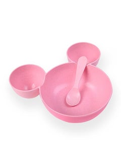 Buy Kids Feeding Bowl, Food Bento Tray, Baby Food Fruit Baby Plates Bowels, Pink in UAE