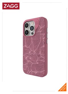 اشتري Apple iPhone 15 Pro Case , ZAGG Cass - London Snap Series Magsafe Case - Dusty Rose في الامارات