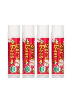 Buy Pack Of 4 Pomegranate Organic Lip Balm in Saudi Arabia