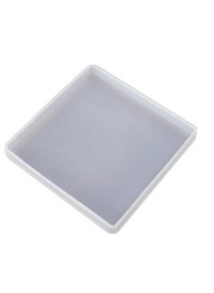 Buy Epoxy Resin Silicone Moulds 4 PCS Square Resin Coaster Molds with Coaster Storage Box Mold and Coaster Box Frame in UAE