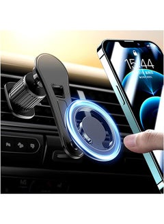 Buy Compatible For Magsafe Car Mount [2022 New Upgrade] Car Vent 360° Rotation Magnetic Phone Holder For Car, Cell Phone Holder For Magsafe Iphone 12 13 14 Pro Max/All Smart Phones(Black) in Saudi Arabia
