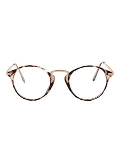 Buy Casual Leopard Frames Retro Oval Eyeglasses in UAE