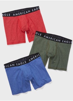 Buy 3 Pack Logo Band Boxers in UAE