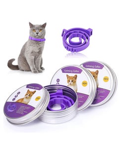 Buy Cat Calming Collar, 3 Pack Adjustable, Reduce Anxiety for Pets, Calm Pacify Kitten, Suitable for Small, Medium and Large Cats (15 Inches) in Saudi Arabia