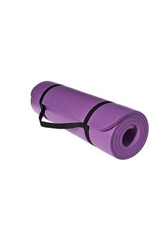 Buy Extra Thick Exercise Yoga Mat with Carrying Strap in Saudi Arabia