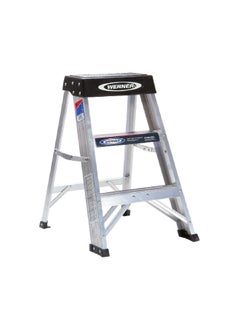 Buy Aluminum Multi-Purpose Precision Sturdy 3-Step Ladder Silver 2 ft 150B-AGD in Saudi Arabia