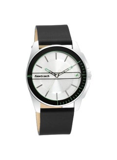 اشتري Men's Analog Round Shape Leather Wrist Watch - 3089SL15 - 47 Mm في الامارات