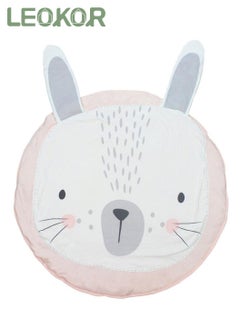 Buy Cute Round Play Mat for Baby Soft Non-Toxic Padded Blanket Large Rabbit Crawling Mat 85cm in Saudi Arabia