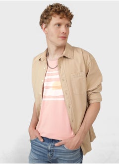 Buy Front Pocket Relaxed Fit Shirt in Saudi Arabia